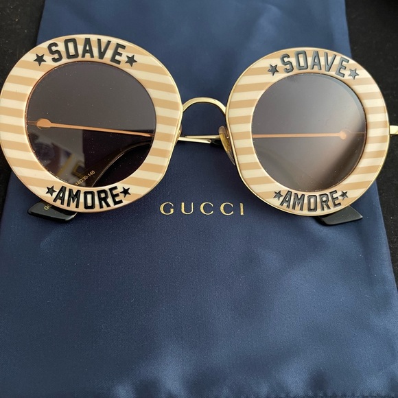 Gucci unisex round sunglasses - Picture 15 of 16